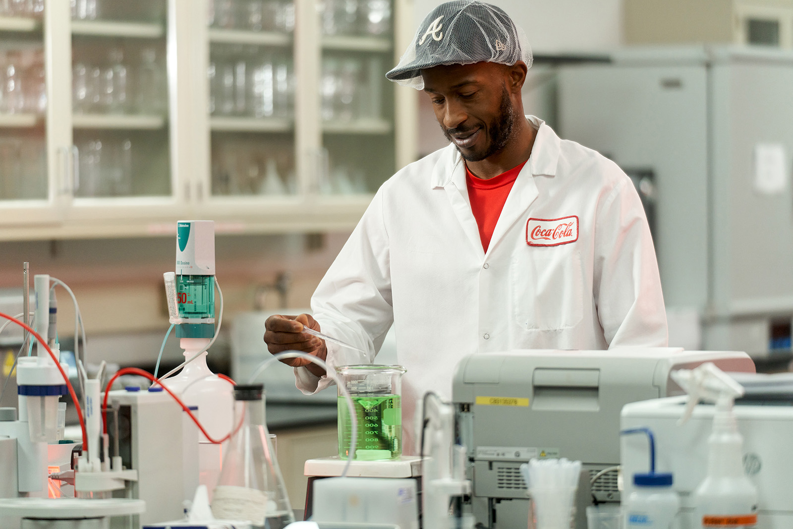 Man working in a lab