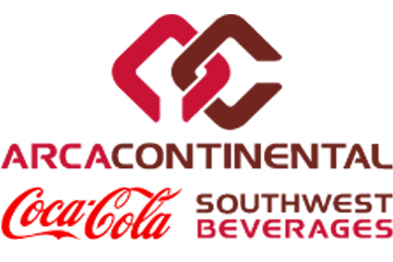 Logo for Coca-Cola Southwest Beverages company